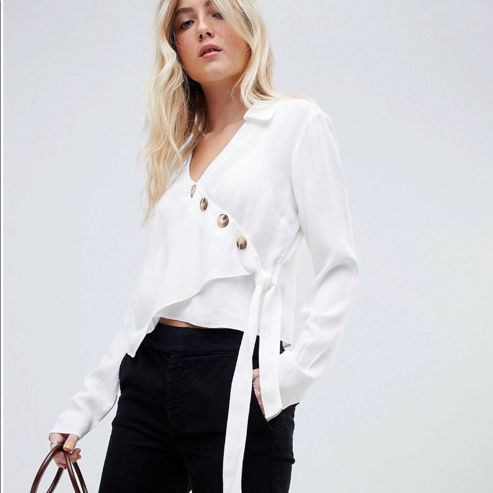 ASOS white blouse